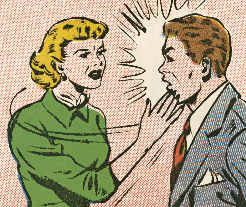 Woman Slapping a Man